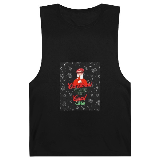 Christmas holidays funny Christmas Calories Don't Barnard Tanks