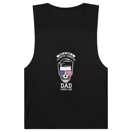 This Is How A Patriotic American Dad Looks Like US Barnard Tanks