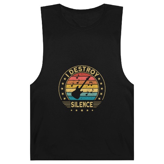 Electric Guitar I Destroy Silence loud music Barnard Tanks