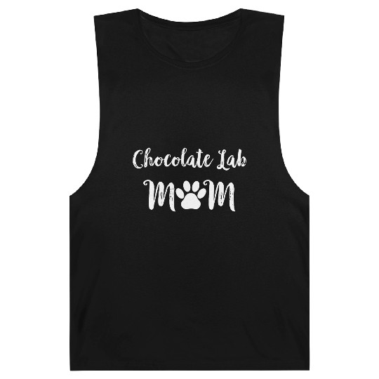Chocolate Lab Mom Dog Lover Barnard Tanks