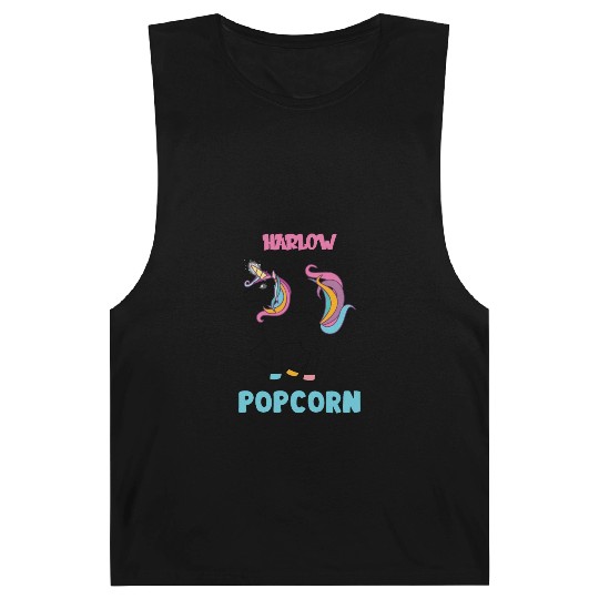 Harlow And Popcorn Merch Popcorn The Pony Barnard Tanks