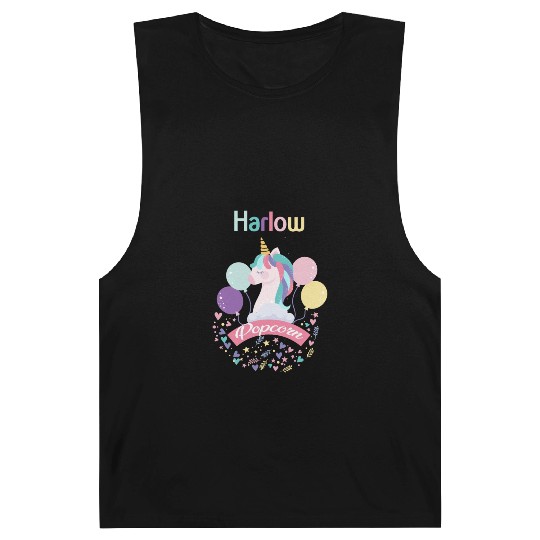 Harlow And Popcorn Merch Popcorn The Pony Barnard Tanks