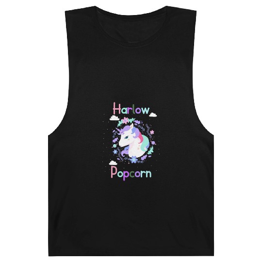 Harlow And Popcorn Merch Popcorn The Pony Barnard Tanks