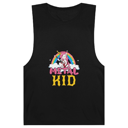 Guitar Unicorn Rainbow Metal Music Heavy Rock Barnard Tanks