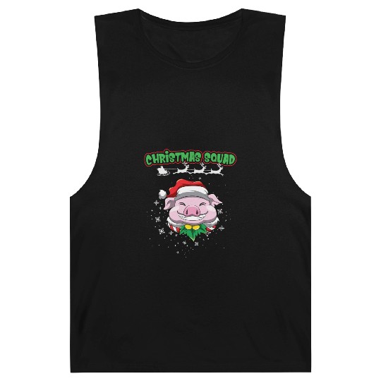 Christmas Squad X-Mas Animals Family Matching Xmas Barnard Tanks