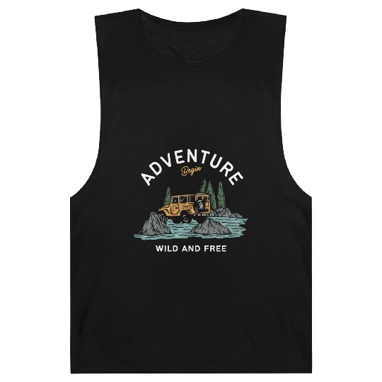 Light Blue Illustration Adventure Barnard Tanks