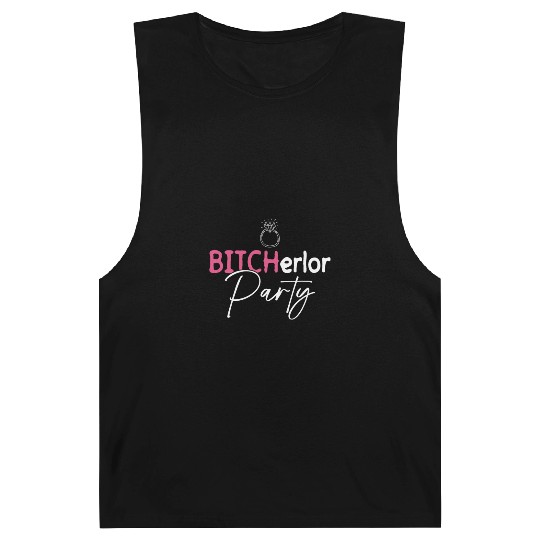 Bitcherlor Party - Bachelorette Party Bride Squad Barnard Tanks