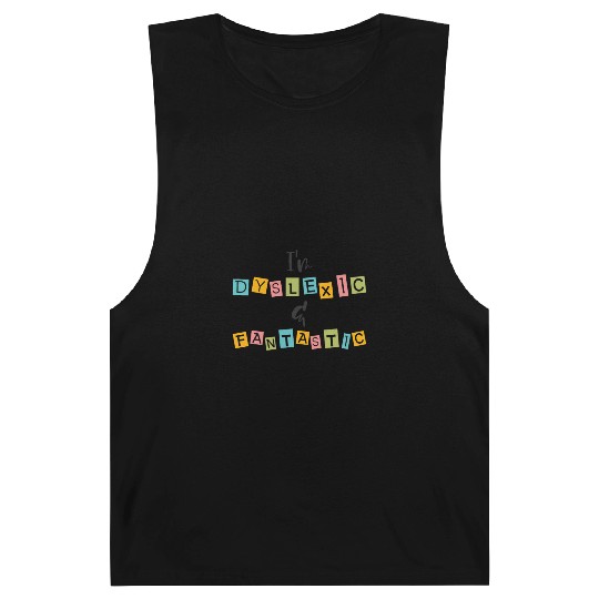 Dyslexia Awareness Colorful Learning Disability Barnard Tanks