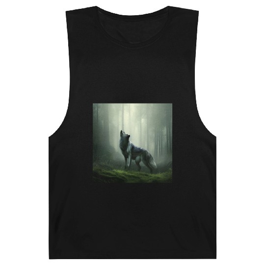 Howling wolf at midnight Barnard Tanks