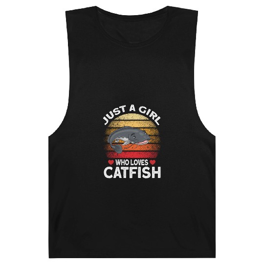 Just A Girl Who Loves Catfish Barnard Tanks