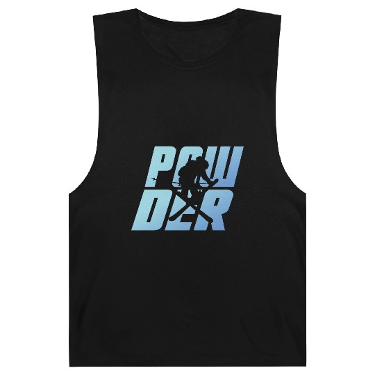 Ski Freestyle, Skiing, Skier - Powder Barnard Tanks