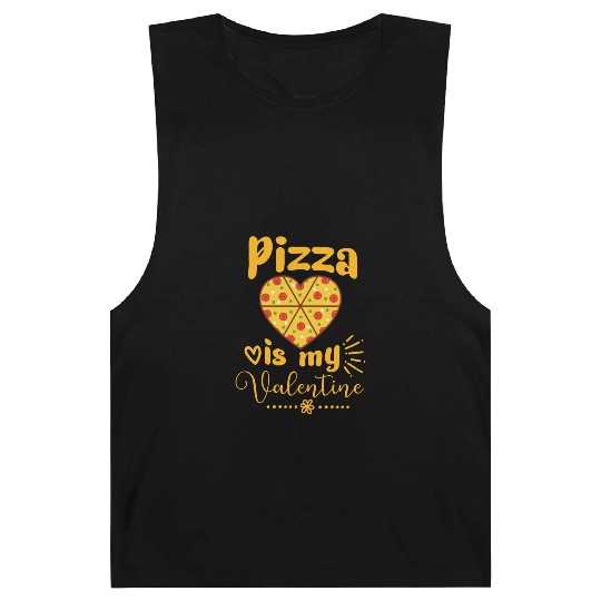 Pizza Is My Valentine Funny Valentines Day Gifts B Barnard Tanks