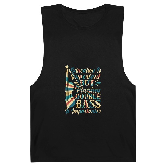 Back To School Double Bassist Player Barnard Tanks