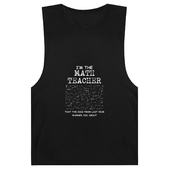 Math Teacher Unicorn Barnard Tanks