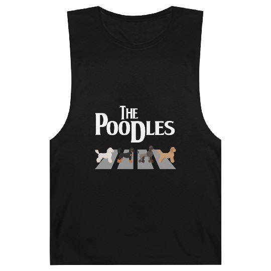 The Poodles Funny Poodle Dog Mom Dad Dog Lover Barnard Tanks