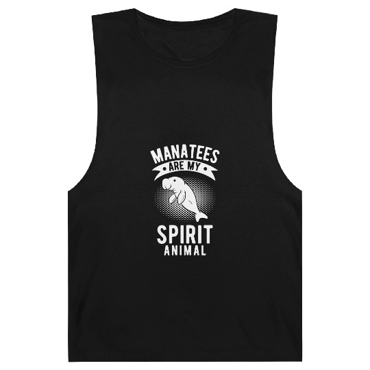 Manatees Are My Spirit Animal His & Her Gift Barnard Tanks