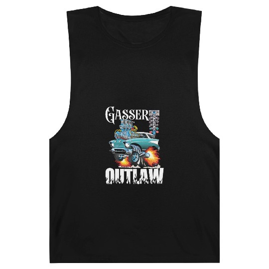 Gasser Outlaw Class Vintage Drag Racing Race Car Barnard Tanks