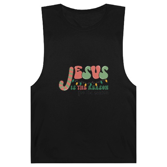 Jesus is The Reason for the Season Candy Christian Barnard Tanks