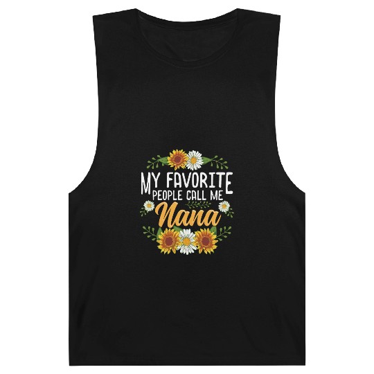 My Favorite People Call Me Nana Thanksgiving Barnard Tanks