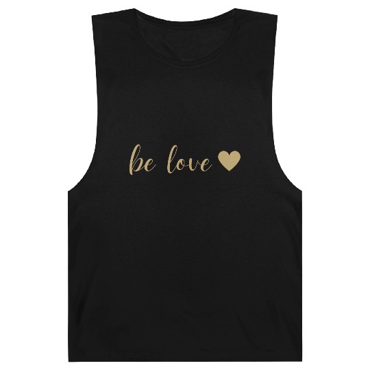 Be Love Gold Heart Barnard Tanks