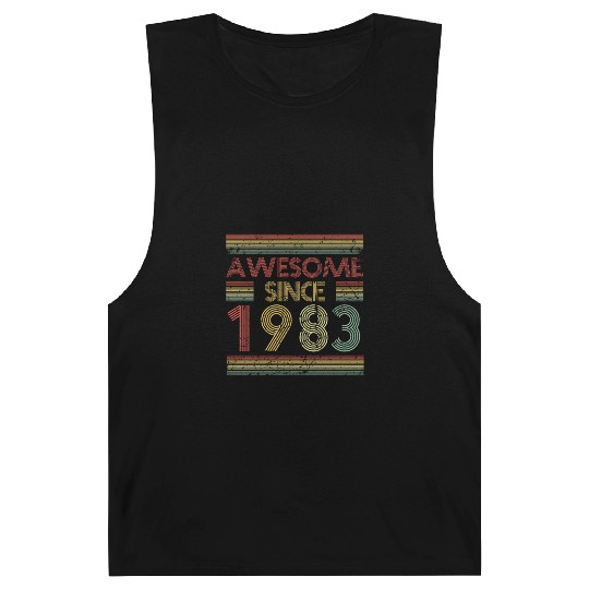 40 Years Vintage 1983 Retro 40th Birthday Barnard Tanks
