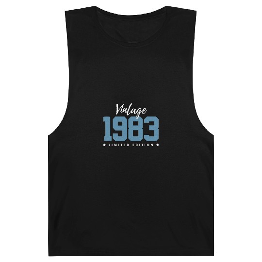 40 Years Vintage 1983 Retro 40th Birthday Barnard Tanks