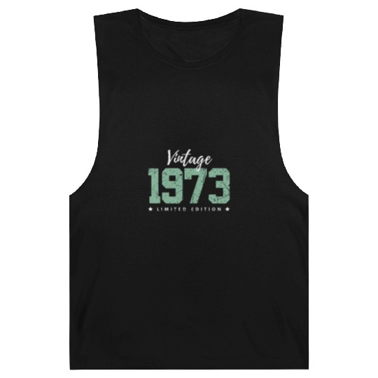 50 Years Vintage 1973 Retro 50th Birthday Barnard Tanks