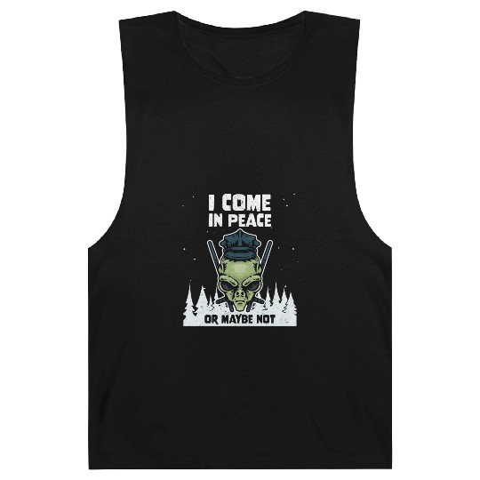 Alien Galaxy Lover I Come In Peace Or Maybe Not Barnard Tanks