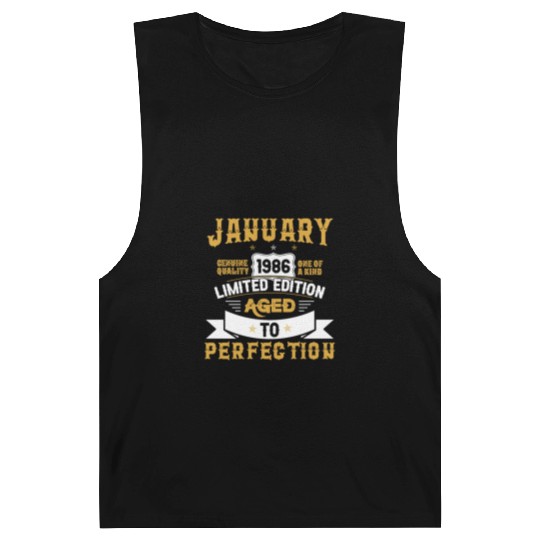 January 1986 Limited Edition Aged To Perfection Barnard Tanks