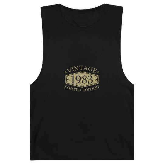 40 Years Vintage 1983 Retro 40th Birthday Barnard Tanks