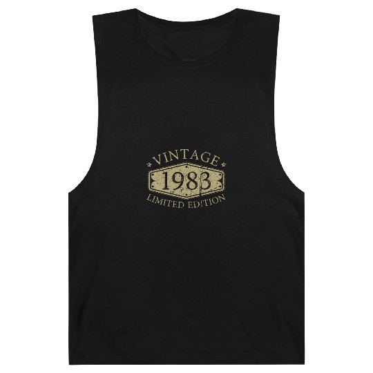 40 Years Vintage 1983 Retro 40th Birthday Barnard Tanks