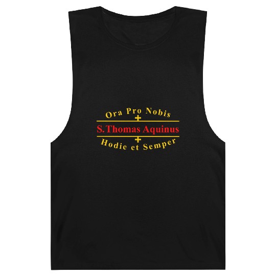 Saint Thomas Aquinas Catholic Latin Barnard Tanks