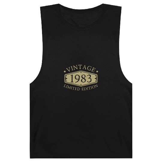 40 Years Vintage 1983 Retro 40th Birthday Barnard Tanks