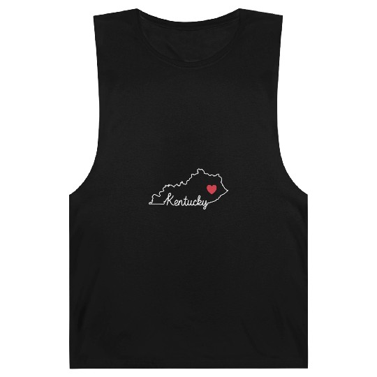 Kentucky Card with Heart USA America Barnard Tanks