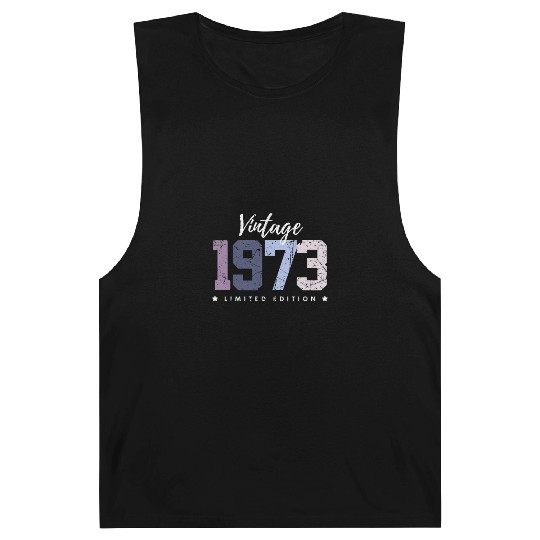 50 Years Vintage 1973 Retro 50th Birthday Barnard Tanks