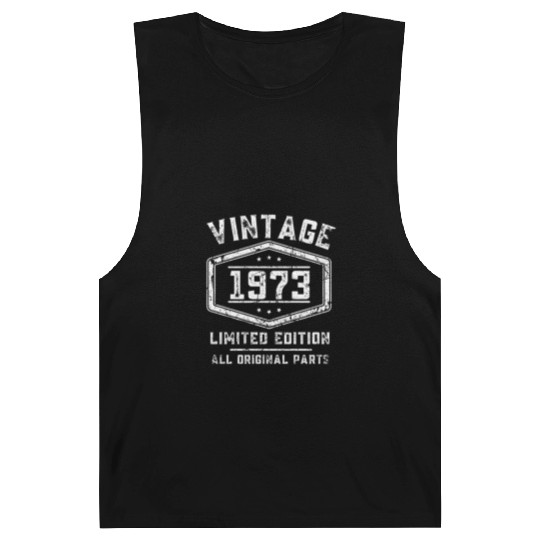 50 Years Vintage 1973 Retro 50th Birthday Barnard Tanks