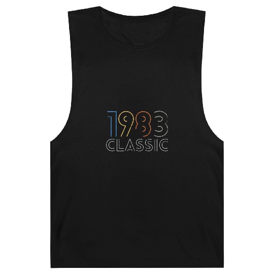 40 Years Vintage 1983 Retro 40th Birthday Barnard Tanks