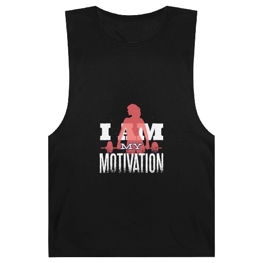 I Am My Fitness Motivation Gym Workout Affirmation Barnard Tanks