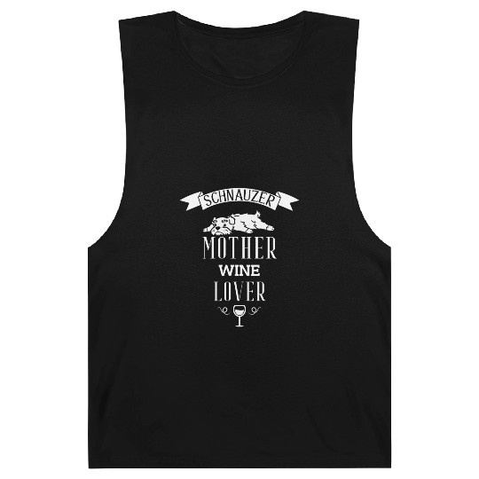 Schnauzer Mother Wine Lover Barnard Tanks