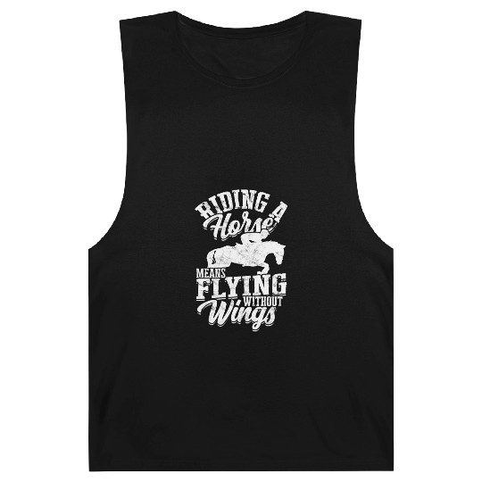 Horse Racing Equestrian Horseback Horse Racer Barnard Tanks