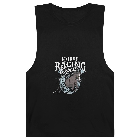 Horse Racing Equestrian Horseback Horse Racer Barnard Tanks