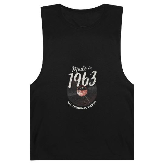 60 Years Vintage 1963 Retro 60th Birthday Barnard Tanks