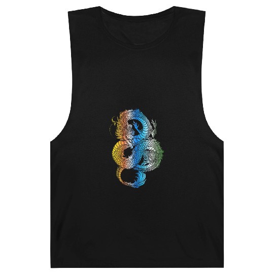 Japanese Dragon Vintage Demon Retro 102 Barnard Tanks