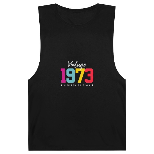 50 Years Vintage 1973 Retro 50th Birthday Barnard Tanks