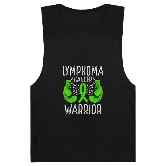 Lymphoma Cancer Warrior Awareness Ribbon Gloves Barnard Tanks