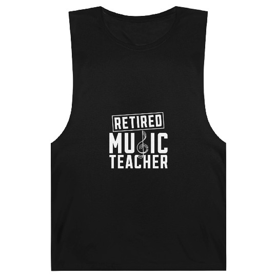 Music Teacher Clef Retired Music Teacher Barnard Tanks