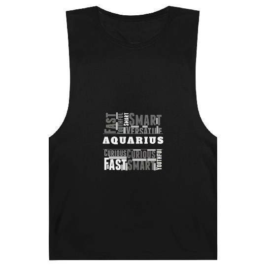 Aquarius Zodiac Star Sign Word Cloud Square Monoch Barnard Tanks