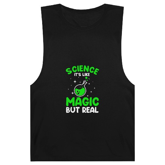 Cool Science For Men Women Science Is Real Magic Barnard Tanks