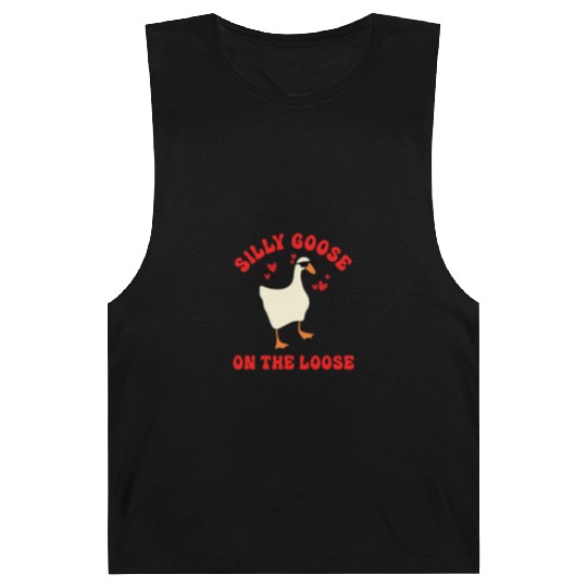 Silly Goose On The Loose Funny Barnard Tanks