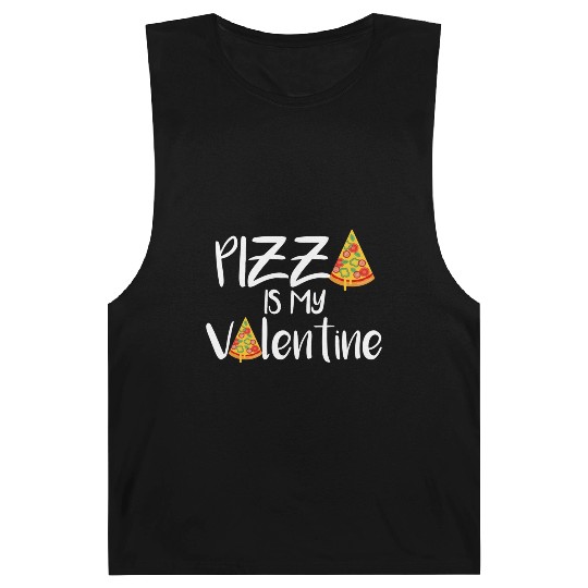 pizza is my valentine670 Barnard Tanks